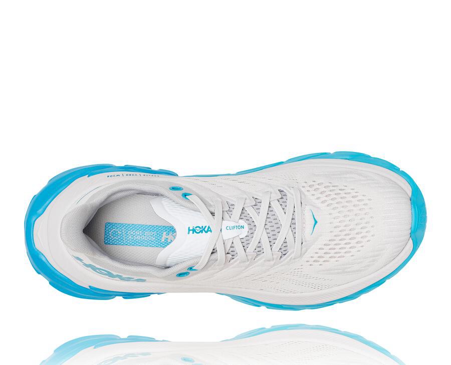 Hoka One One Tenisky Damske Biele/Modre - Clifton Edge - 46792-FCWA